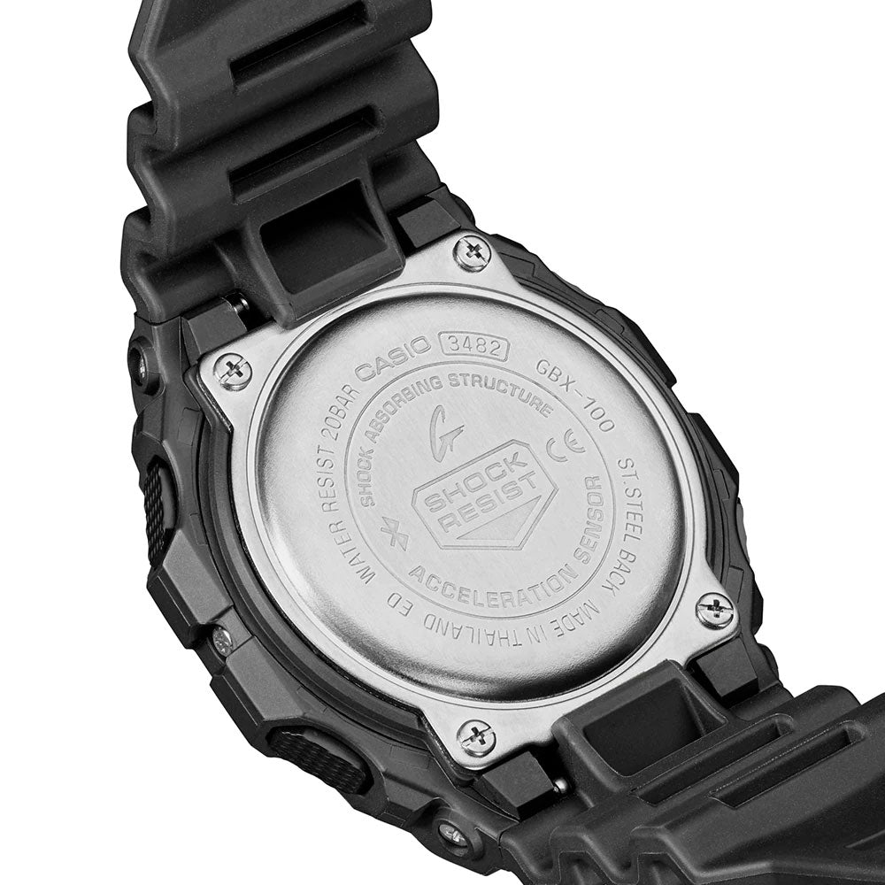 Reloj Casio G-Shock G-SQUAD GBX-100NS-1DR Bluetooth - Dando la Hora