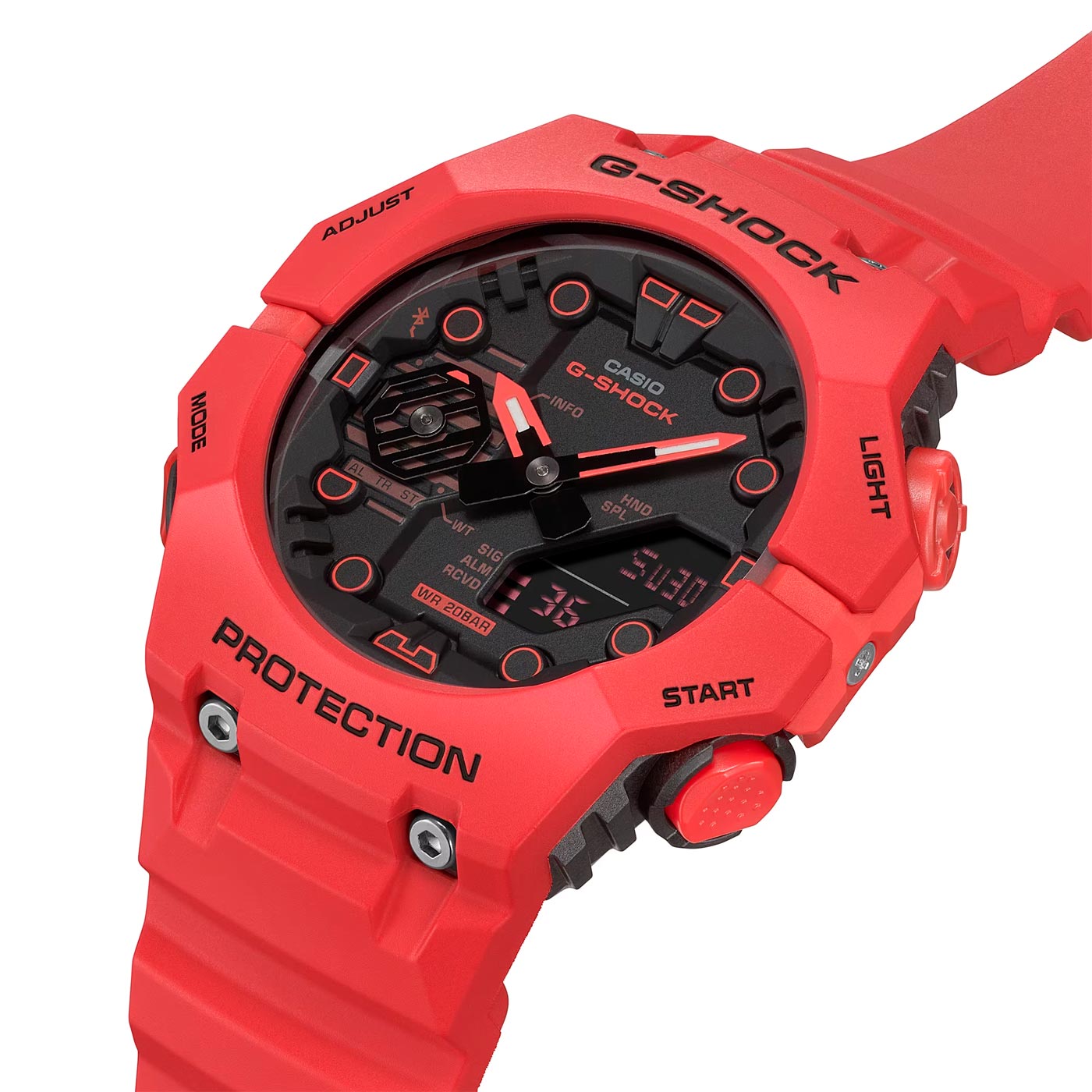 Arreglo filósofo Anterior Reloj Casio G-Shock GA-B001-4ADR Bluetooth Rojo - Dando la Hora - Dando La  Hora