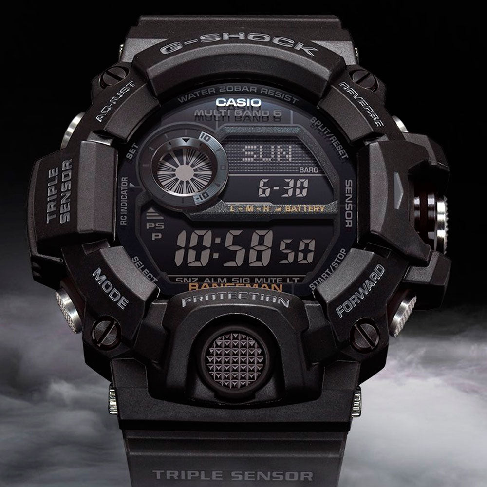 Reloj Casio G-Shock Rangeman GW-9400-1BDR Tough Solar - Dando la Hora
