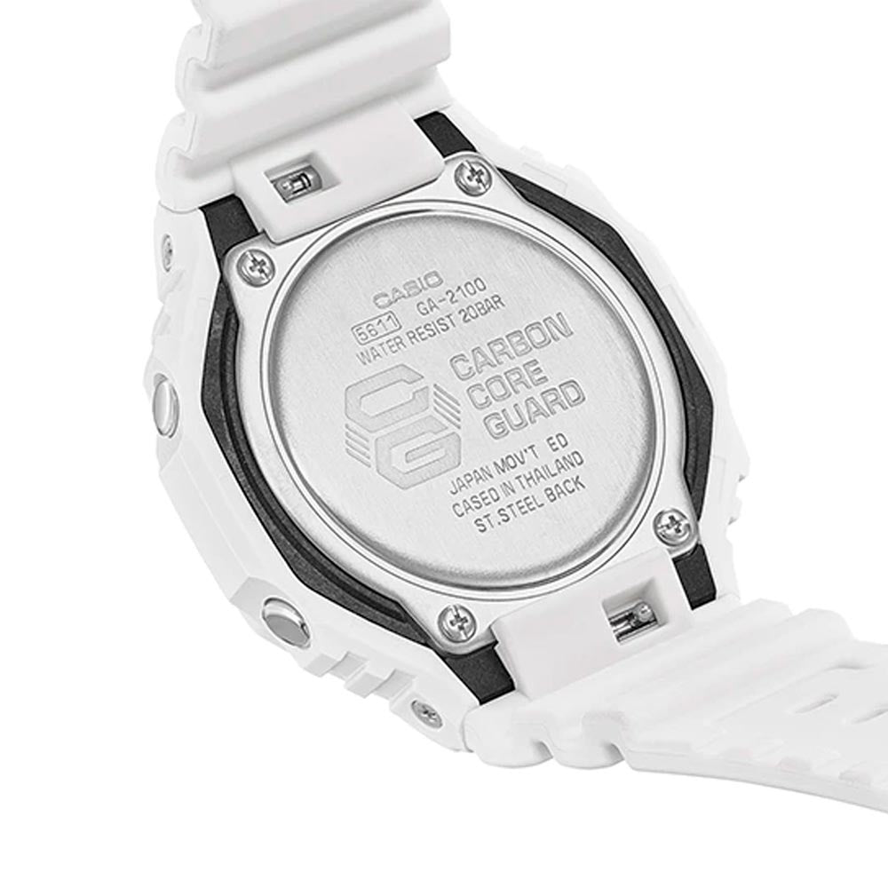 Reloj blanco Casio hombre G-Shock GA-2100