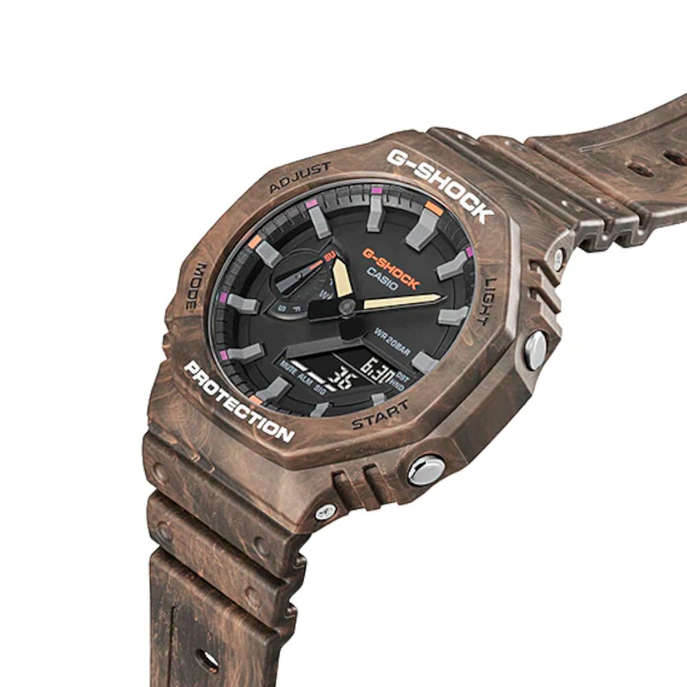 Reloj Casio G-Shock Royal Oak GA-2100FR-5ADR Carbon Core - Dando la Hora