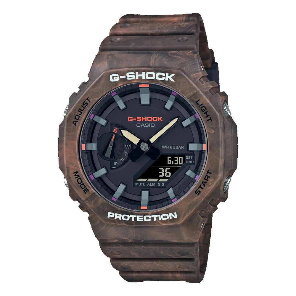 Reloj Casio G-Shock Royal Oak GA-2100FR-5ADR Carbon Core - Dando la Hora