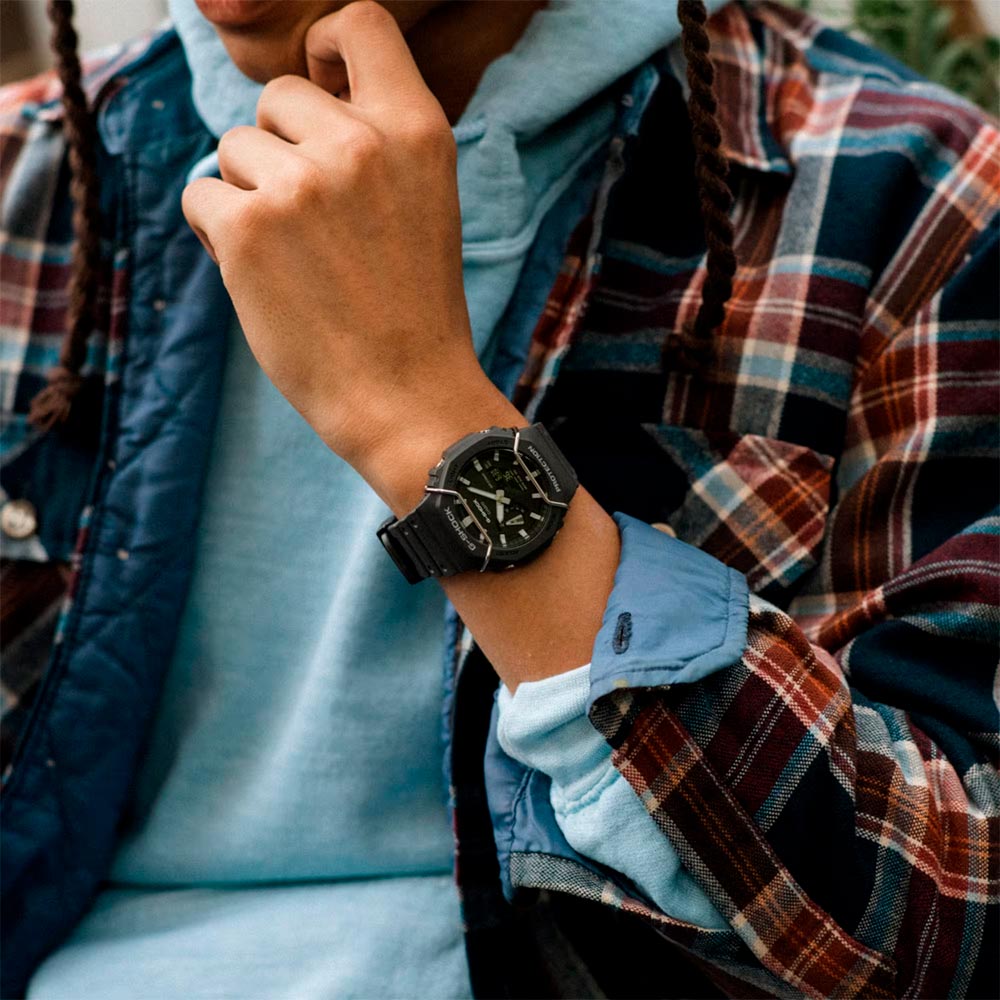Reloj Casio G-Shock Royal Oak GA-2100PTS-8ADR Carbon Core - Dando la Hora