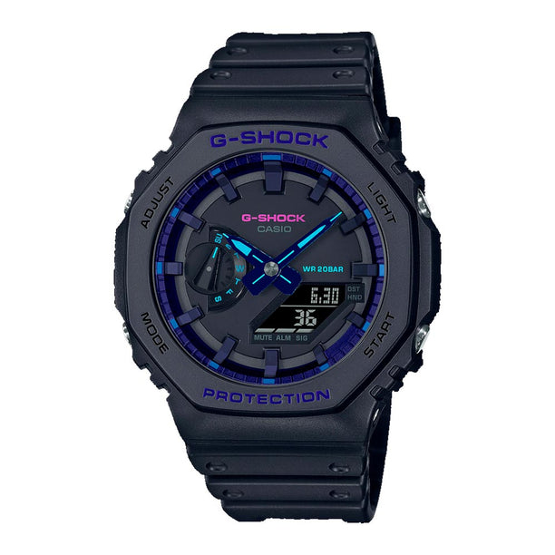 Reloj Casio G-Shock Royal Oak GA-2100VB-1ADR Carbon Core - Dando la Hora