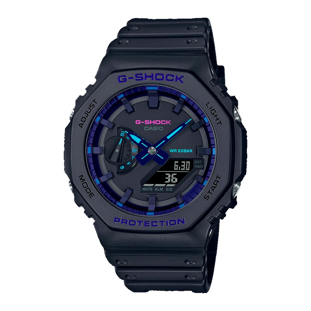 Reloj Casio G-Shock Royal Oak GA-2100VB-1ADR Carbon Core - Dando la Hora