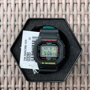 Reloj Casio G-Shock Vintage DW-5600CMB-1DR Colección Breezy Rasta Color - Dando la Hora