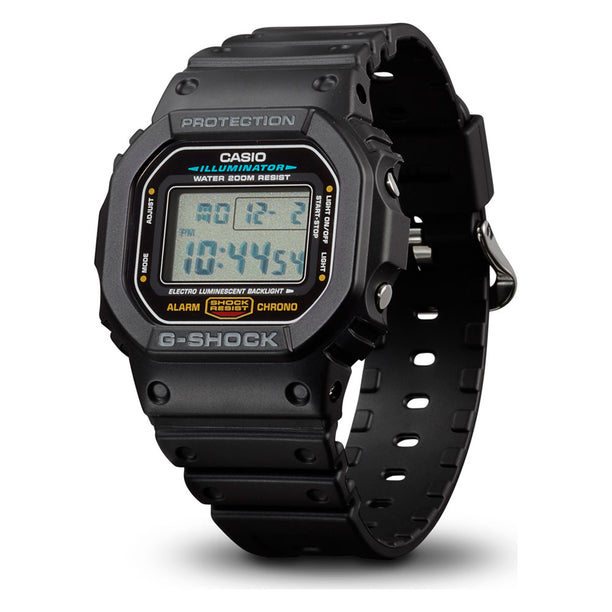 Reloj Casio G-Shock Vintage DW-5600E-1VCT Negro Clásico - Dando la Hora