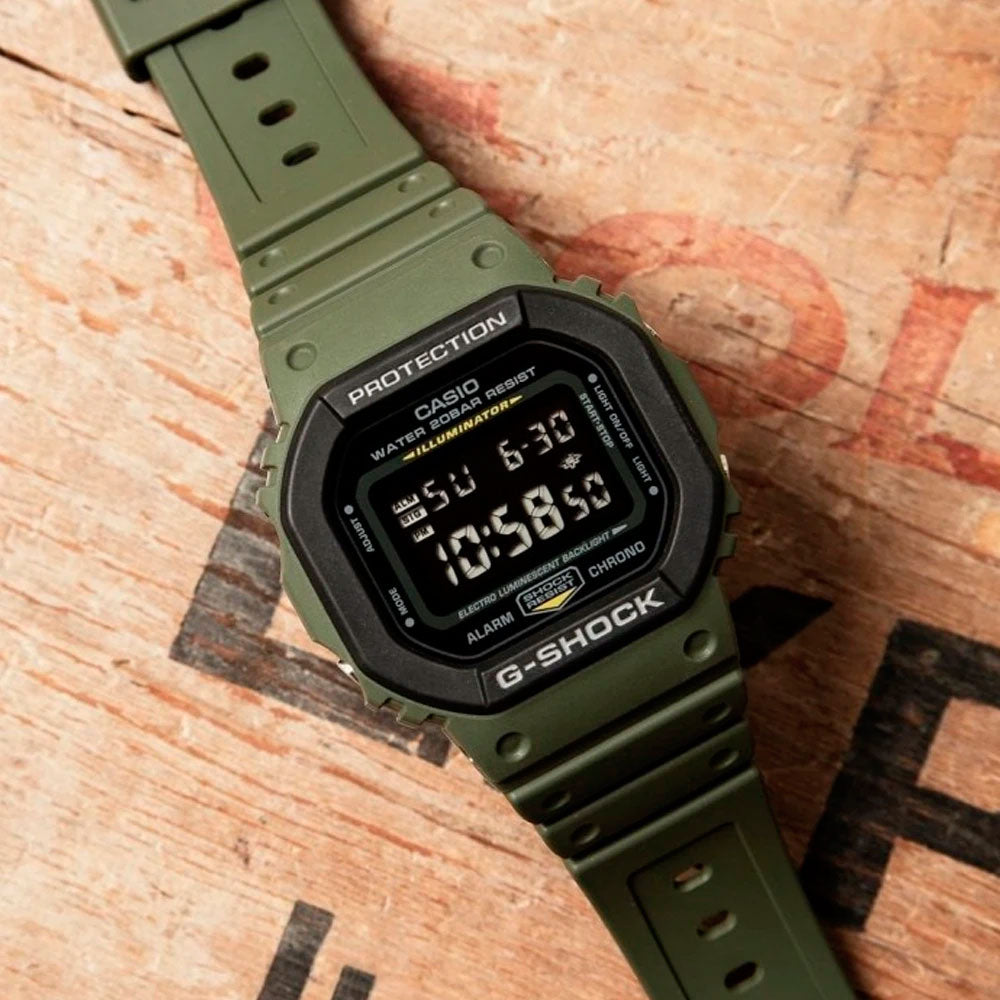 Reloj Casio G-Shock Vintage DW-5610SU-3DR- Dando la Hora