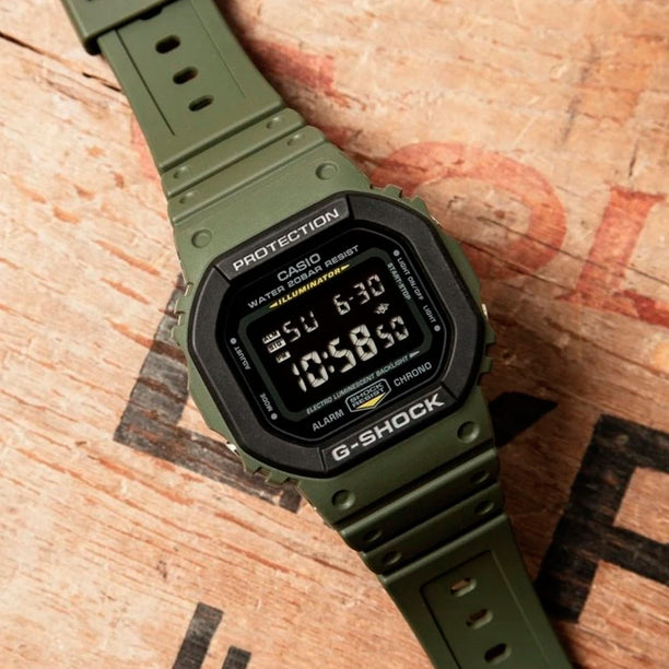 Reloj Casio G-Shock Vintage DW-5610SU-3DR- Dando la Hora