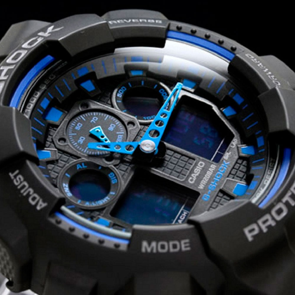 Reloj Casio G-Shock Vintage GA-100-1A2DR Negro - Dando la Hora