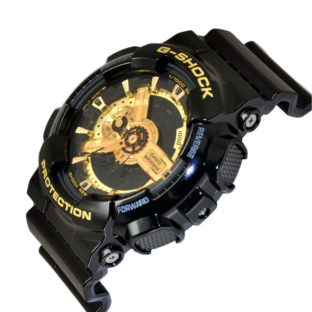 Reloj Casio G-Shock Análogo-Digital GA-110GB-1ADR Negro Dorado