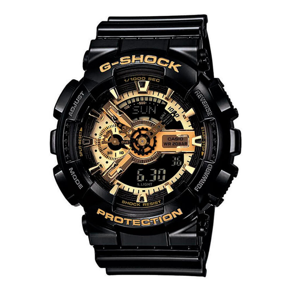 Reloj Casio G-Shock Análogo-Digital GA-110GB-1ADR Negro Dorado