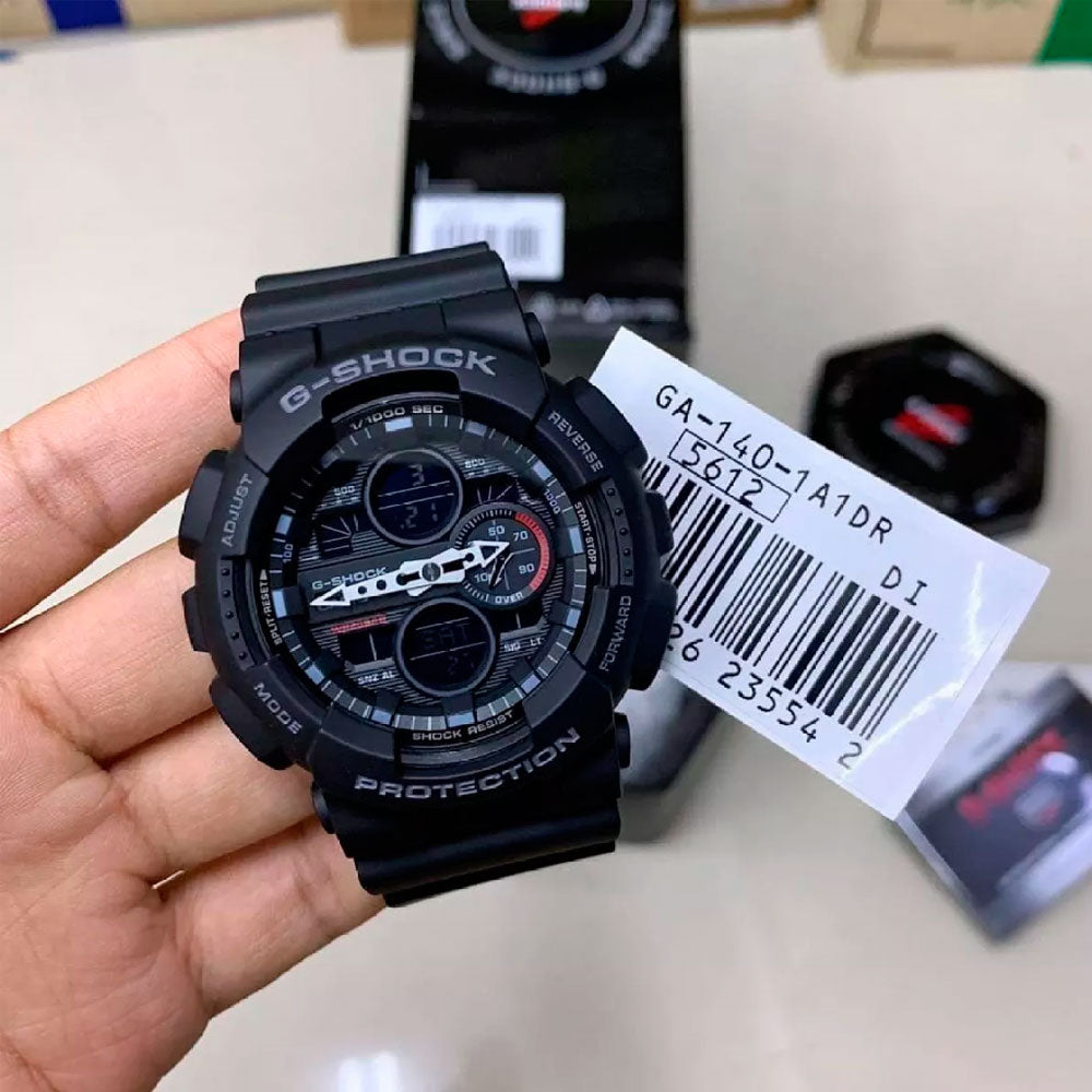 Reloj Casio G Shock Vintage GA 140 1A1DR Negro Dando la Hora