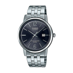 Reloj Casio Sapphire Análogo MTS-110D-1AVDF Acero - Dando la Hora
