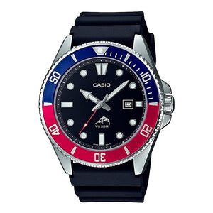 Reloj Casio Submariner Marlin MDV-106B-1A2VCF Pepsi - Dando la Hora