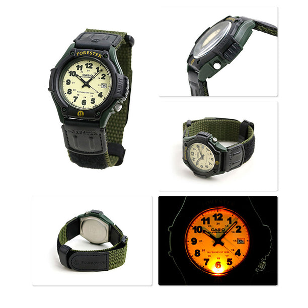 Reloj Casio Vintage  FT-500WC-3BVCF Forester Velcro- Dando la Hora