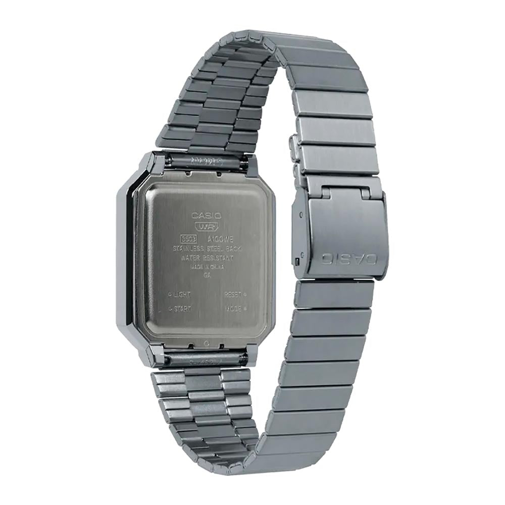 Reloj Casio Vintage A100WE-1ADF Alien F-100 Reissue Plateado