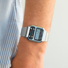Reloj Casio Vintage A100WE-1ADF Alien F-100 Reissue Plateado