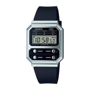 Reloj Casio Vintage A100WEF-1ADF Alien F-100 Plateado - Dando la Hora