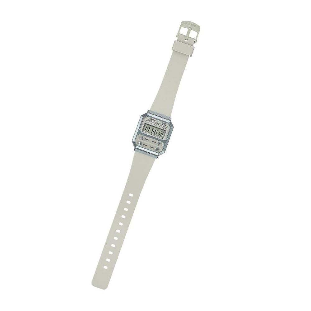 Reloj Casio Vintage A100WEF-8ADF Alien F-100 Plateado - Dando la Hora