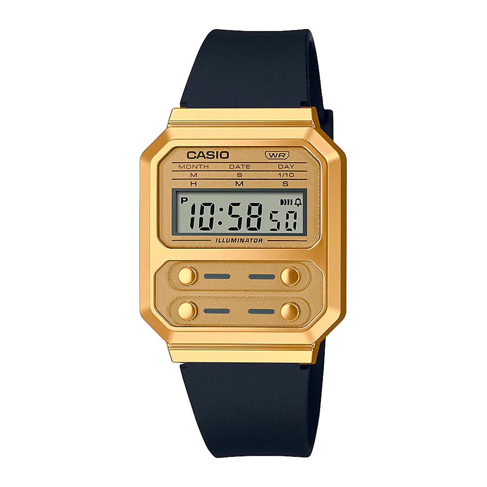 Reloj Casio Vintage A100WEFG-9ADF Alien F-100 Plateado - Dando la Hora ...