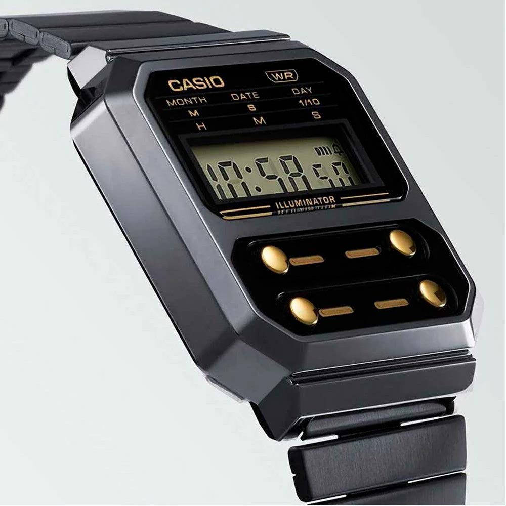 Reloj Casio Vintage A100WEGG-1A2DF Alien F-100 - Dando la Hora