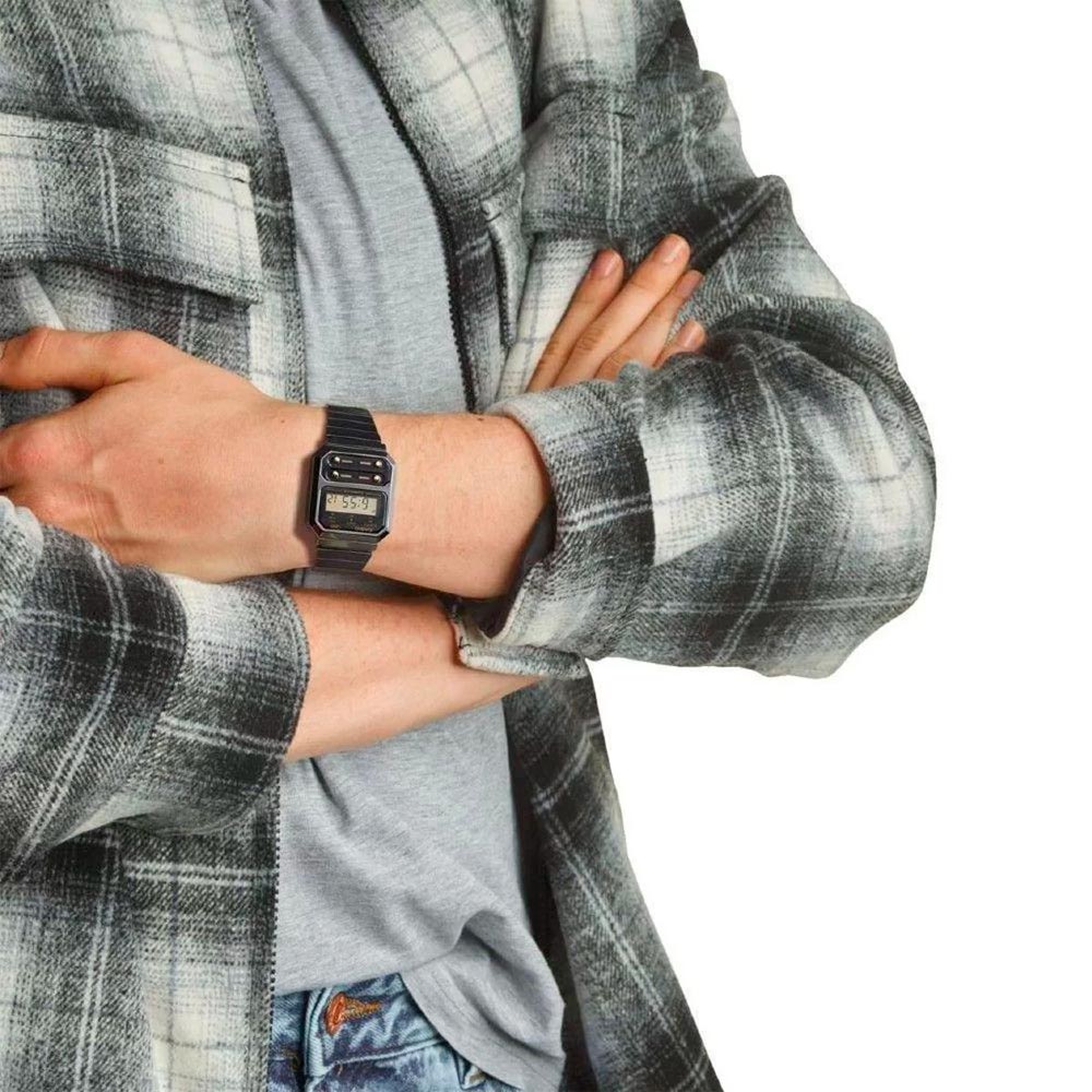 Reloj Casio Vintage A100WEGG-1A2DF Alien F-100 - Dando la Hora