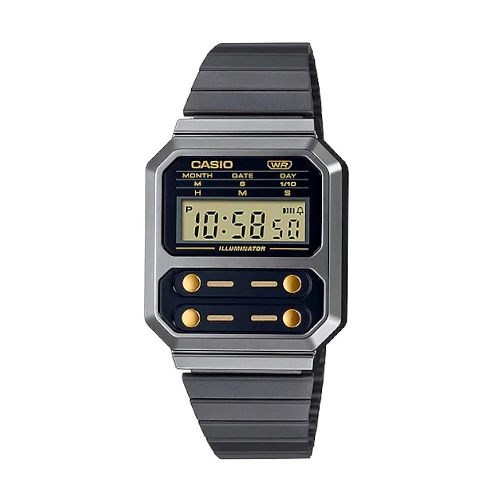 Reloj Casio Vintage A100WEGG-1A2DF Alien F-100 - Dando la Hora