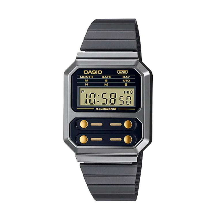 Reloj Casio Vintage A100WEGG-1A2DF Alien F-100 - Dando la Hora – Dando ...