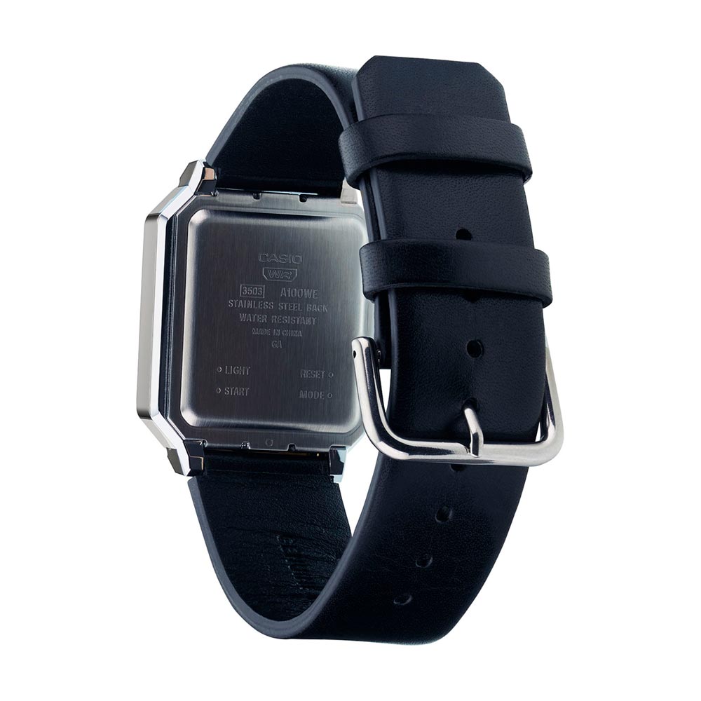 Reloj Casio Vintage A100WEL-1ADF Alien F-100 Plateado - Dando la Hora