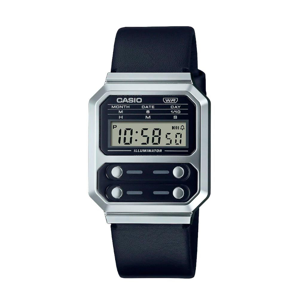 Reloj Casio Vintage A100WEL-1ADF Alien F-100 Plateado - Dando la Hora