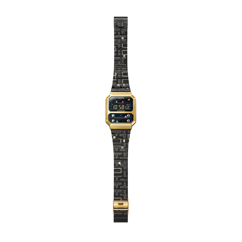 Reloj Casio Vintage A100WEPC-1BDR Pac-Man Bandai  - Dando la Hora