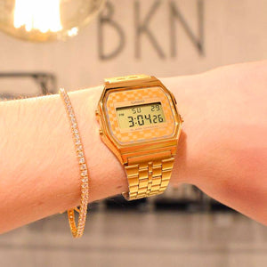 Reloj Casio Vintage A159WGEA-9ADF Dorado Cubos JAPAN - Dando la Hora