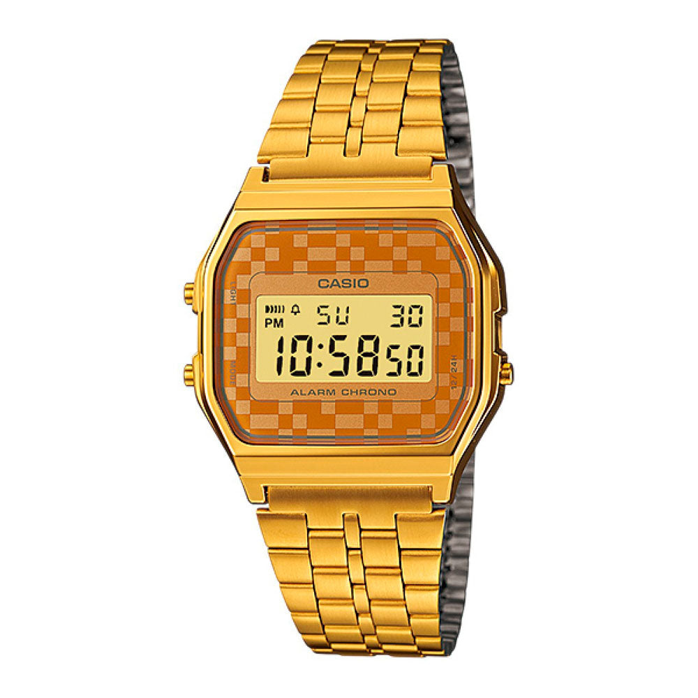 Reloj Casio Vintage A159WGEA-9ADF Dorado Cubos JAPAN - Dando la Hora