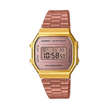 Reloj Casio Vintage A168WECM-5DF Rosado / Dorado