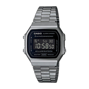 Reloj Casio Vintage A168WGG-1BDF ElectroLuminescence Pantalla Negativa