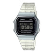 Reloj Casio Vintage A168XES-1BDF Transparente Pantalla Negativa