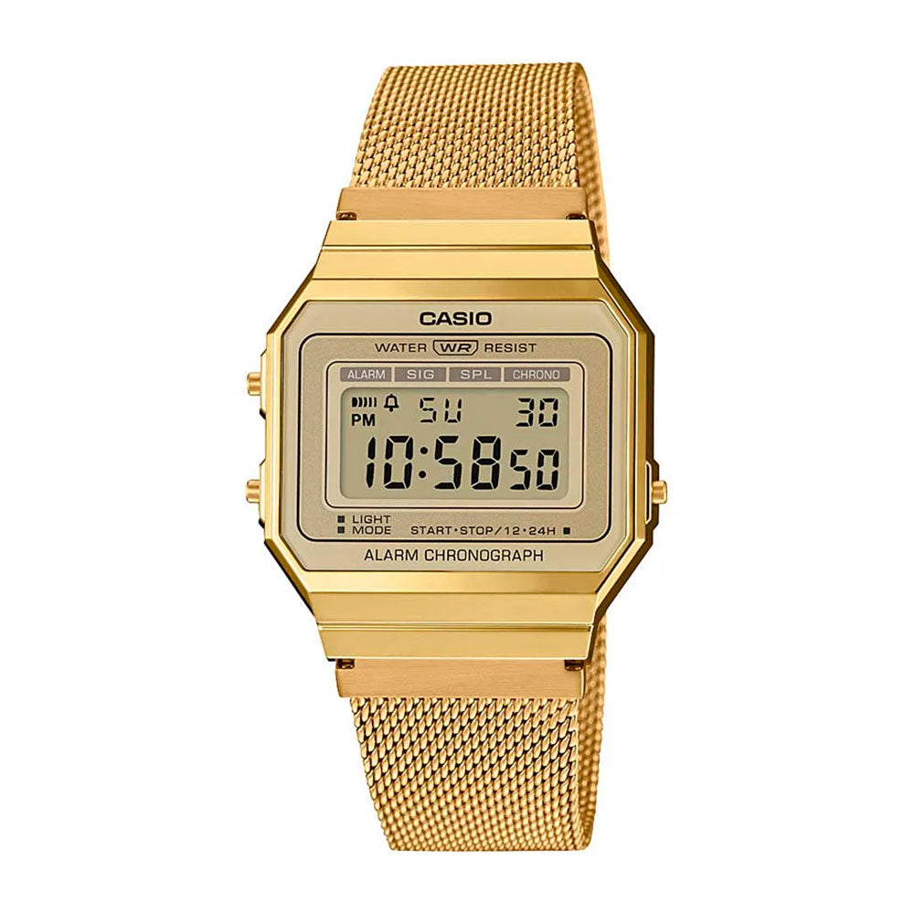 Reloj Casio Vintage A700WMG-9ADF Dorado Milanese Slim - Dando la Hora