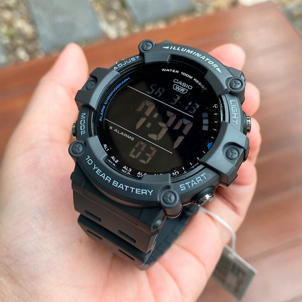 Reloj Casio Vintage AE 1500WH 8BVDF Negro Dando la Hora Dando La Hora