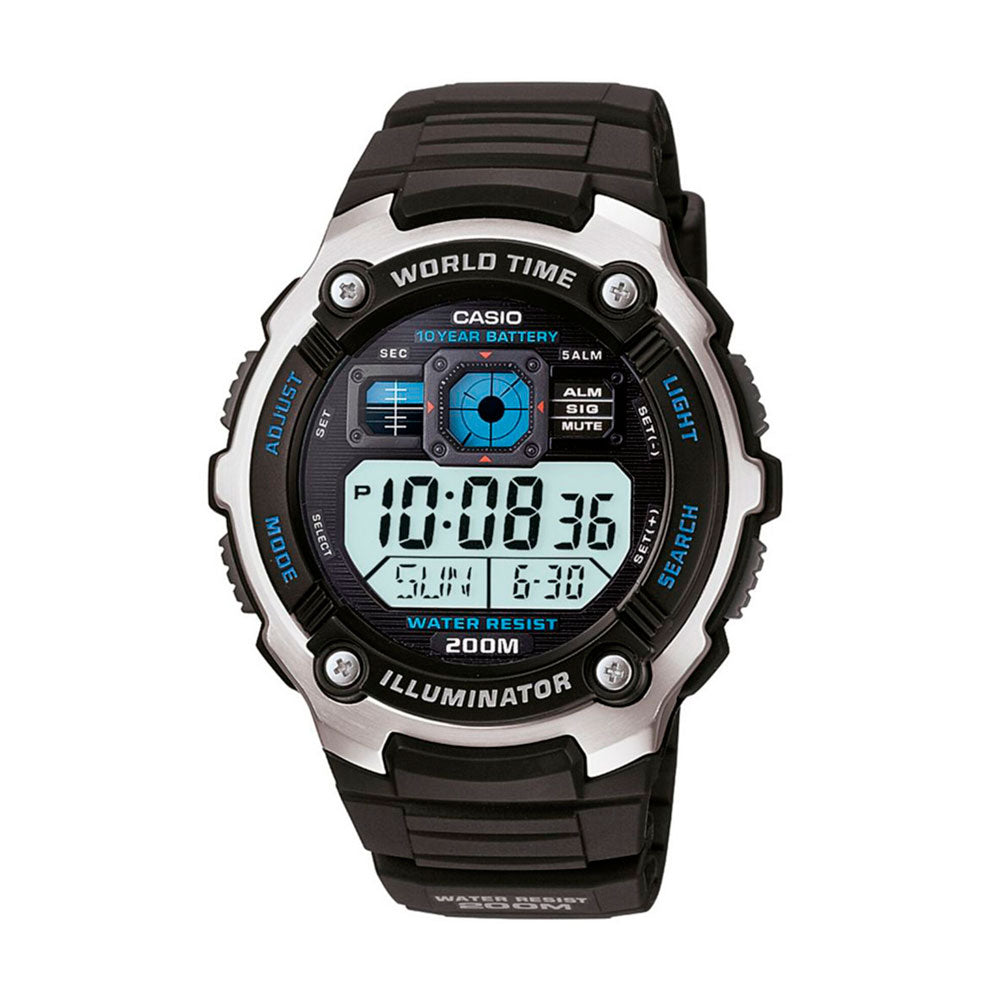 Reloj Casio Vintage AE-2000W-1AVDF Negro - Dando la Hora