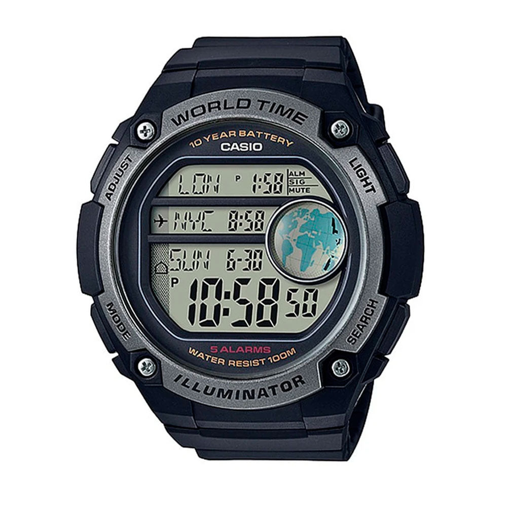 Reloj Casio Vintage AE-3000W-1AVDF Negro - Dando la Hora