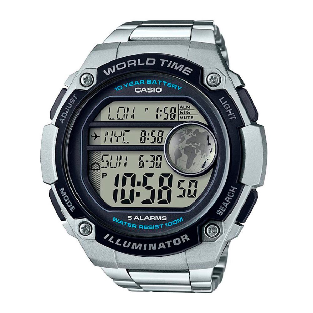 Reloj Casio Vintage AE-3000WD-1AVDF Negro - Dando la Hora