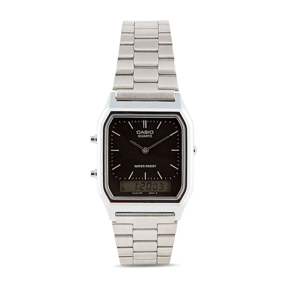 Reloj Casio Vintage AQ-230A-1DMQ Dial Negro