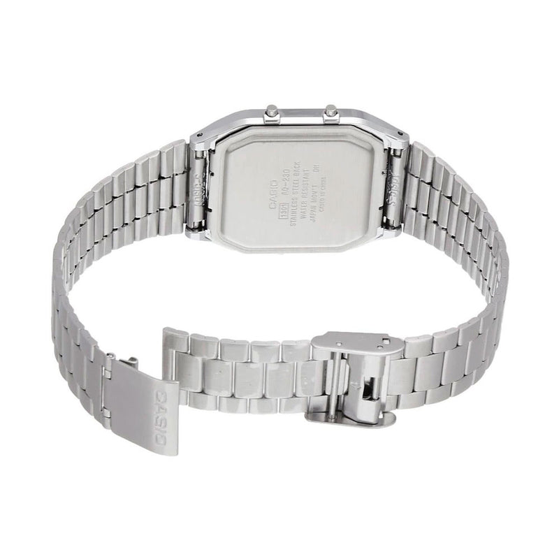 Casio Orologio Uomo AQ-230A-7BMQ – Analogico-Digitale Con Cinturino In Gomma, Stile Vintage - 2