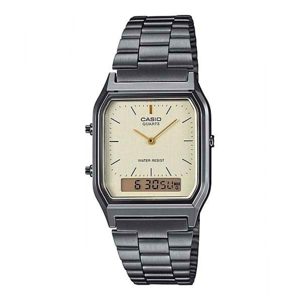 Reloj Casio Vintage AQ-230GG-9AEF Dial Blanco - Dando la Hora