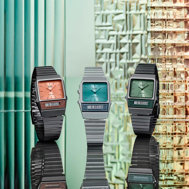 Reloj Casio Vintage AQ-800ECGG-3ADF Análogo Digital - Dando la Hora