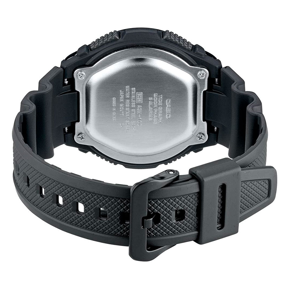 Reloj Casio Vintage Ana-Digi AQW-100-1AV Tide Graph - Dando la Hora