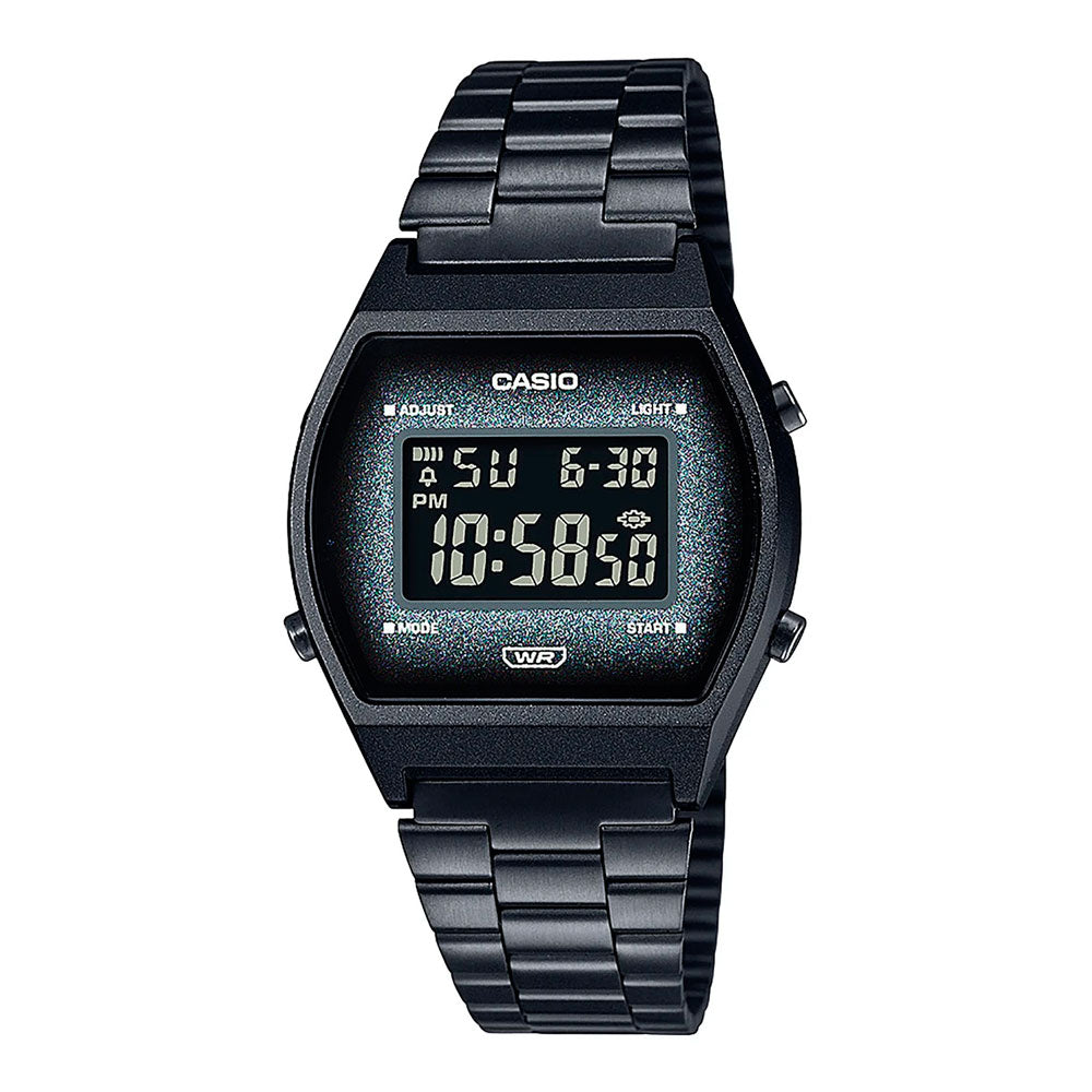 Reloj Casio Vintage B640WBG-1BDF Negro Metálico Glitter -Dando la Hora