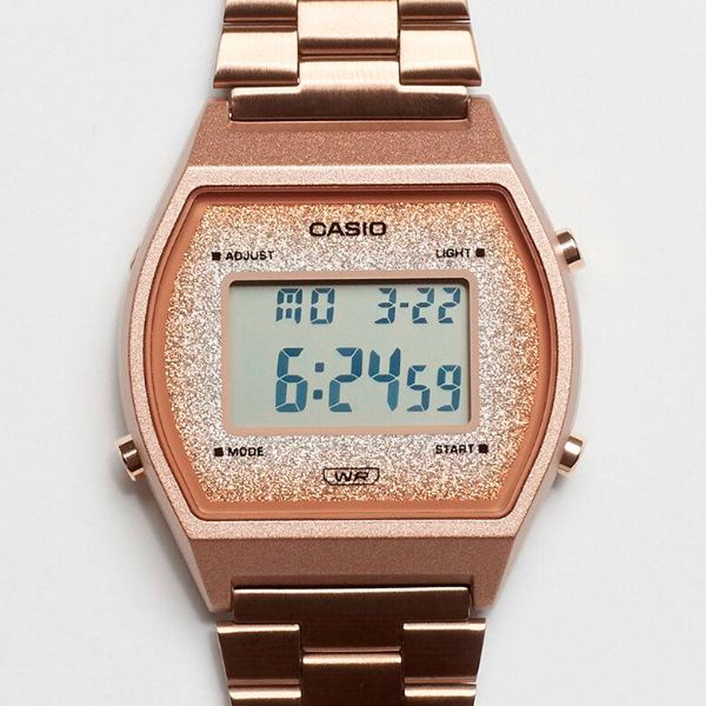 Reloj Casio B640WCG-5DF Rosado Metálico Glitter -Dando la Hora - Dando La