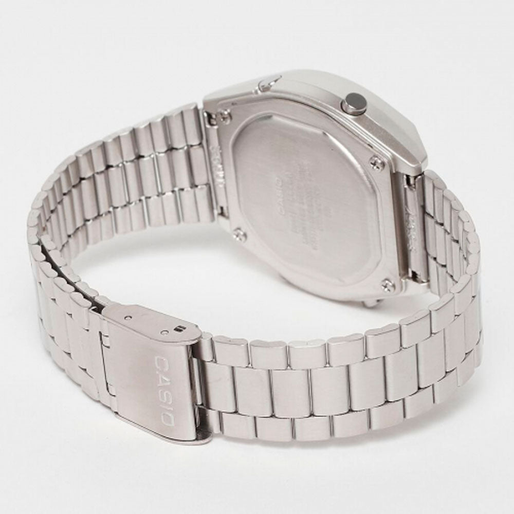 Reloj Casio Vintage B640WDG-7DF Plateado Metálico Glitter -Dando la Hora